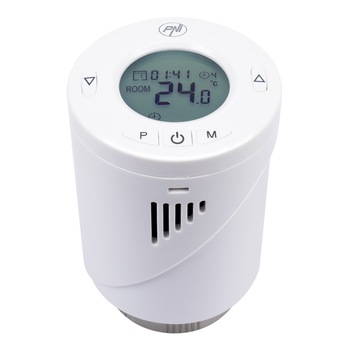 Cap termostatic inteligent PNI CT25T pentru calorifer, se conecteaza fara fir cu Hub PNI CT25WIFI cu control prin Internet, aplicatie de mobil Tuya Smart Cap termostatic inteligent PNI CT25T pentru calorifer, se conecteaza fara fir cu Hub PNI CT25WIFI cu control prin Internet, aplicatie de mobil Tuya Smart