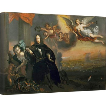 Tablou canvas - Jan de Baen - Alegorie de Cornelis de Witt ca instigator al Victoriei la Chatham in 1667, 60 x 90 cm Tablou canvas - Jan de Baen - Alegorie de Cornelis de Witt ca instigator al Victoriei la Chatham in 1667, 60 x 90 cm