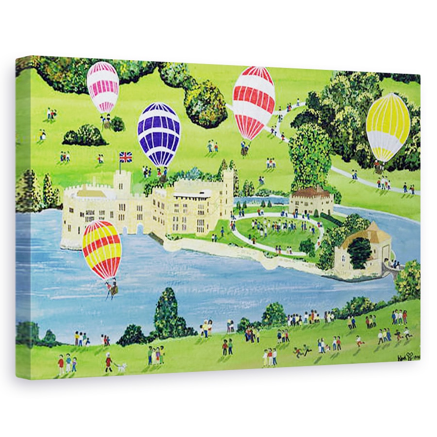 Tablou canvas - Judy Joel - Balonul la Castelul Leeds, 80 x 120cm