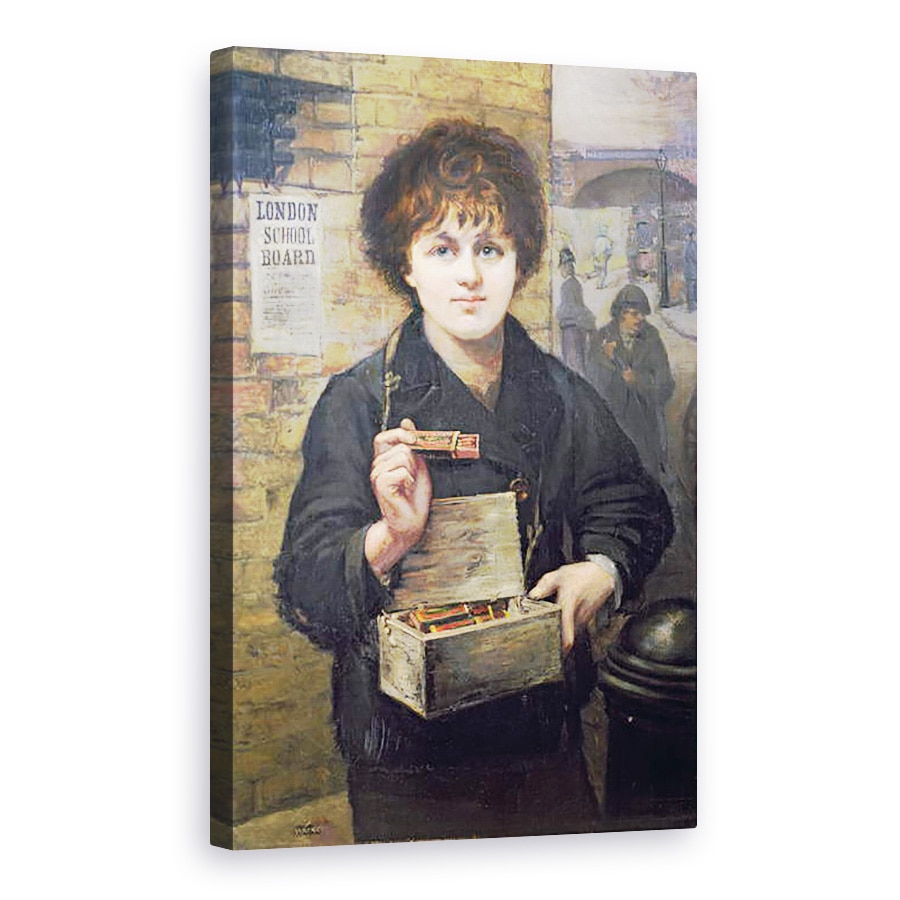 Tablou canvas - Ernst Hader - Vanzator de meciuri, 60 x 90 cm