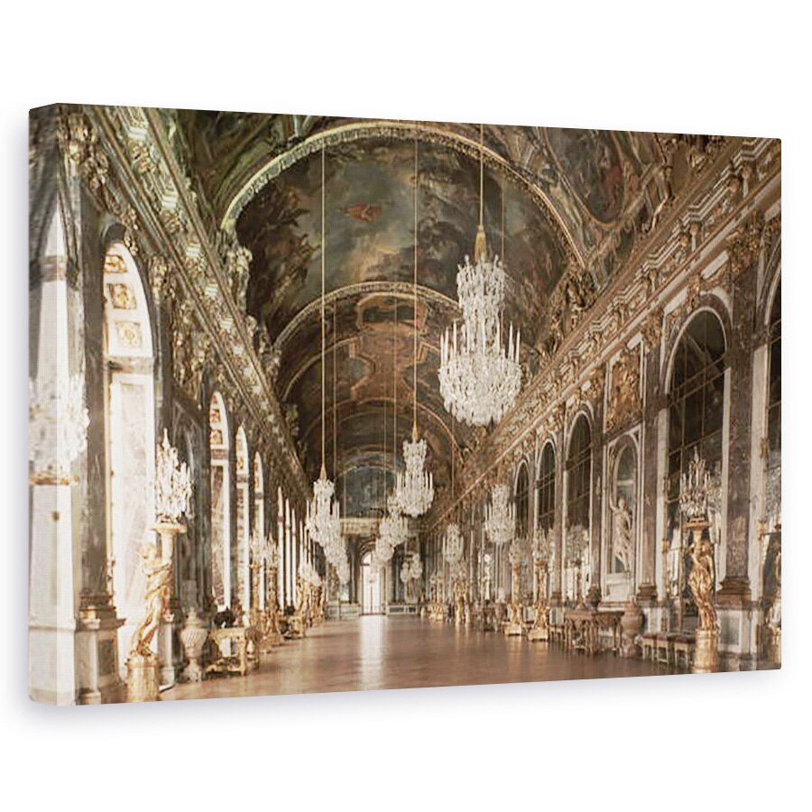 Tablou canvas - Jules Hardouin Mansart - Galerie des Glaces Sala Oglinzilor 1678-84, 60 x 90 cm