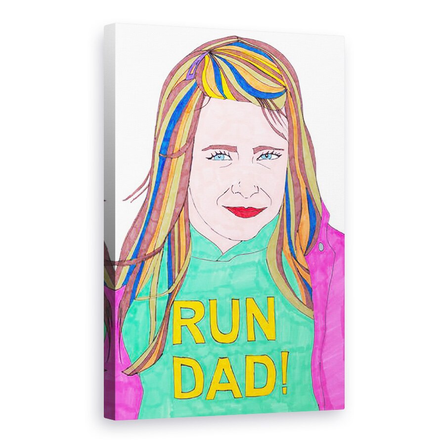Tablou canvas - Daisy de Villeneuve - Run Dad, 40 x 60 cm