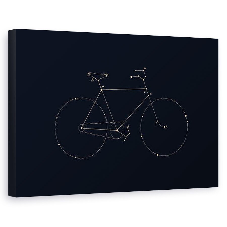 Tablou canvas - Florent Bodart - Bicicleta Constelatie, 40 x 60 cm