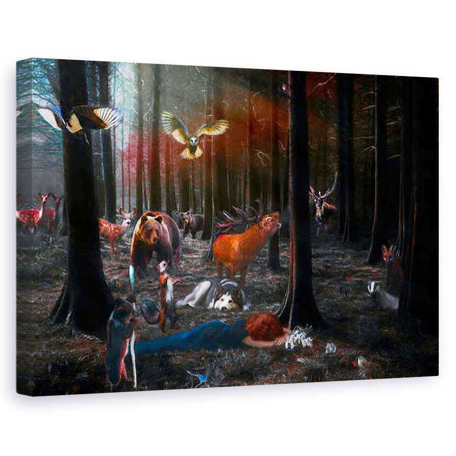 Tablou canvas - Helen White - Va rugam sa treziti-va, 2018, 80 x 120cm