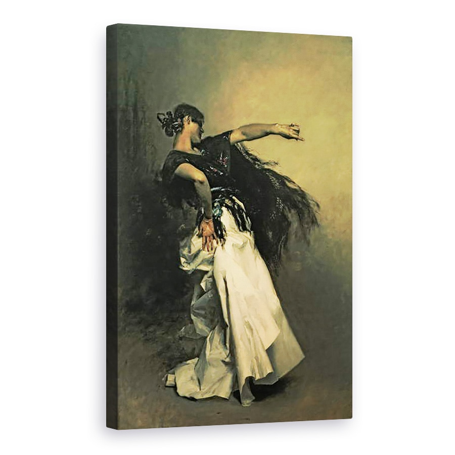Tablou canvas - John Singer Sargent - Dansatorul spaniol, studiaza pentru El Jaleo, 60 x 90 cm