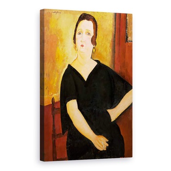 Tablou canvas - Amedeo Modigliani - Madame Amédée Femeie cu tigara 1918, 80 x 120cm Tablou canvas - Amedeo Modigliani - Madame Amédée Femeie cu tigara 1918, 80 x 120cm