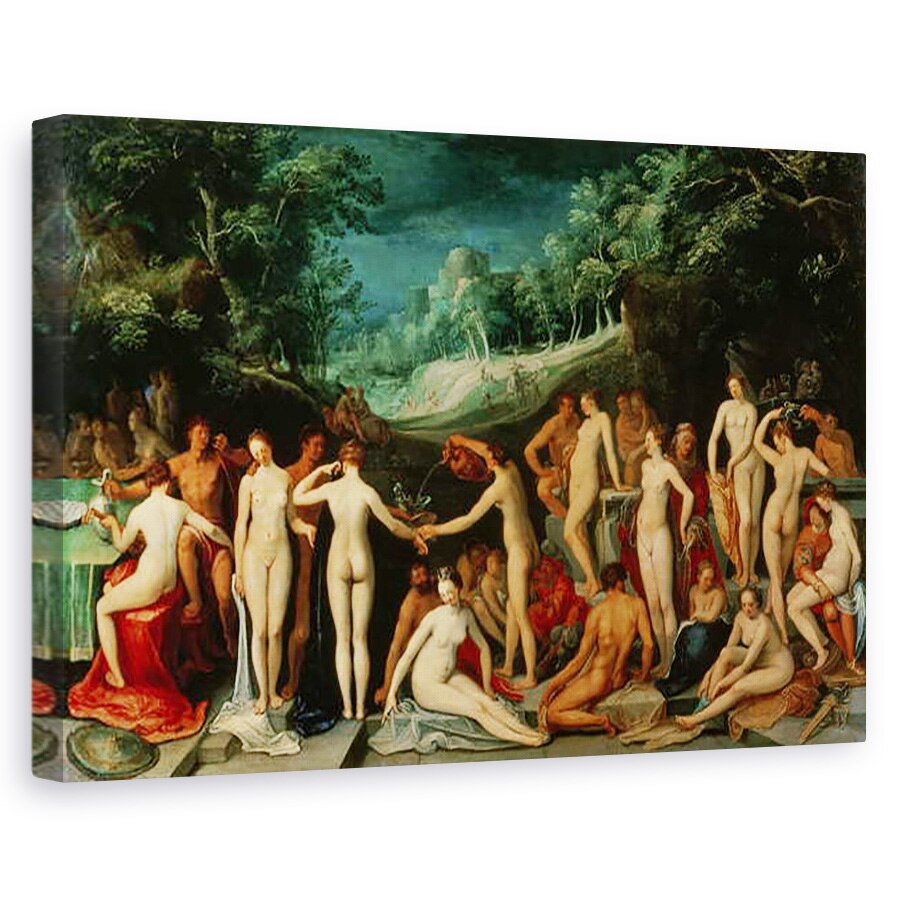 Tablou canvas - Karel Van Mander - Gradina Iubirii, 60 x 90 cm