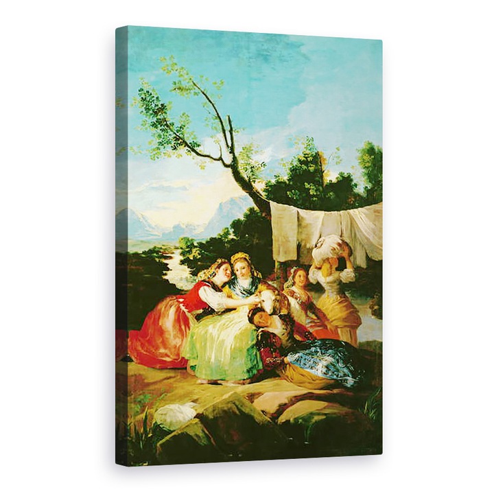 Картина на платно, Francisco Jose de Goya y Lucientes Washing machine, 60 x 90 см