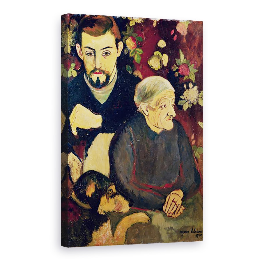 Tablou canvas - Marie Clementine Valadon - Portret De Maurice Utrillo 1883-1955, Bunica Sa si Cainele sau, 40 x 60 cm