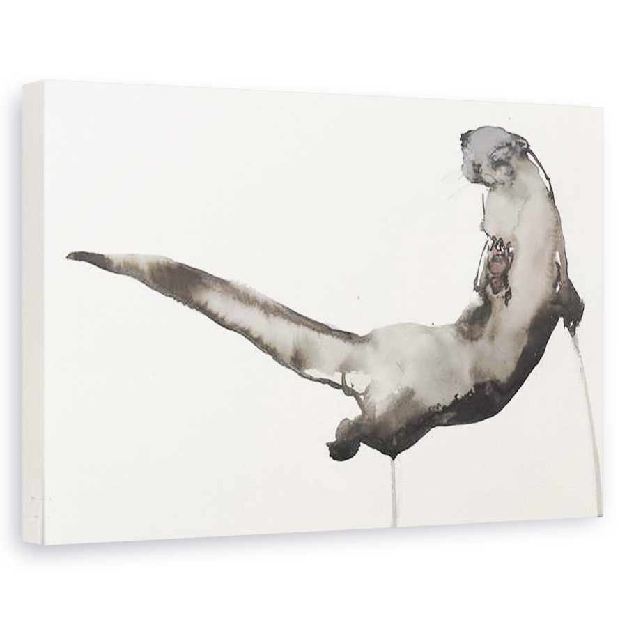 Tablou canvas - Mark Adlington - inapoi Awash Otter, 60 x 90 cm
