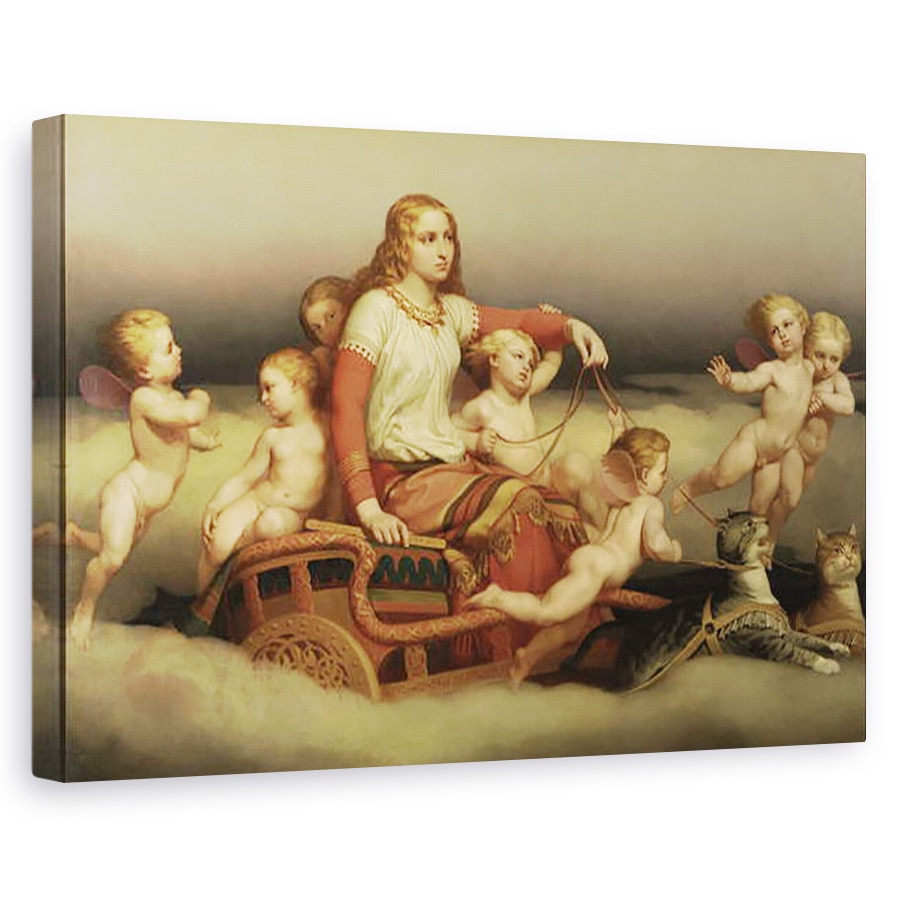 Tablou canvas - Nils Blommer - Freja in cautare de sotul ei, 60 x 90 cm