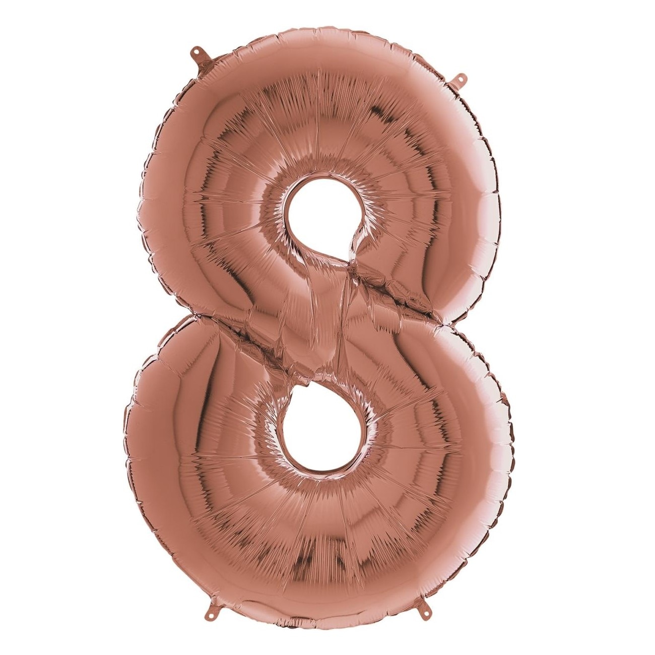 Balon folie cifra 8 rose gold 66 cm