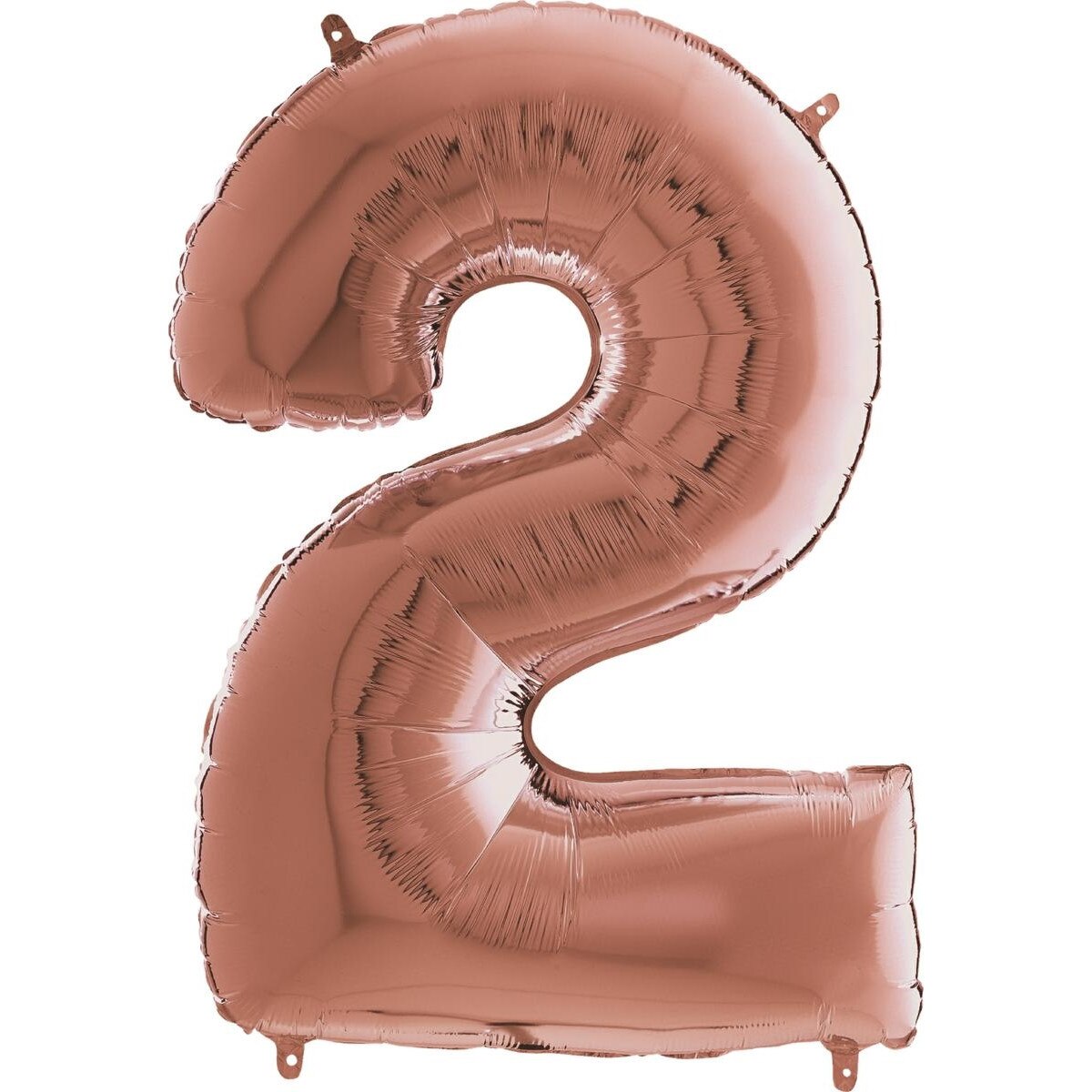 Balon folie cifra 2 rose gold 66 cm