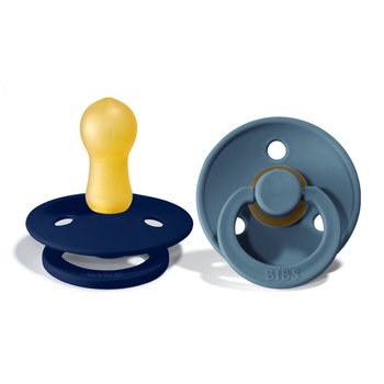 Pachet 2 suzete BIBS Colour, Deep Space & Petrol, 6-18 luni Pachet 2 suzete BIBS Colour, Deep Space & Petrol, 6-18 luni