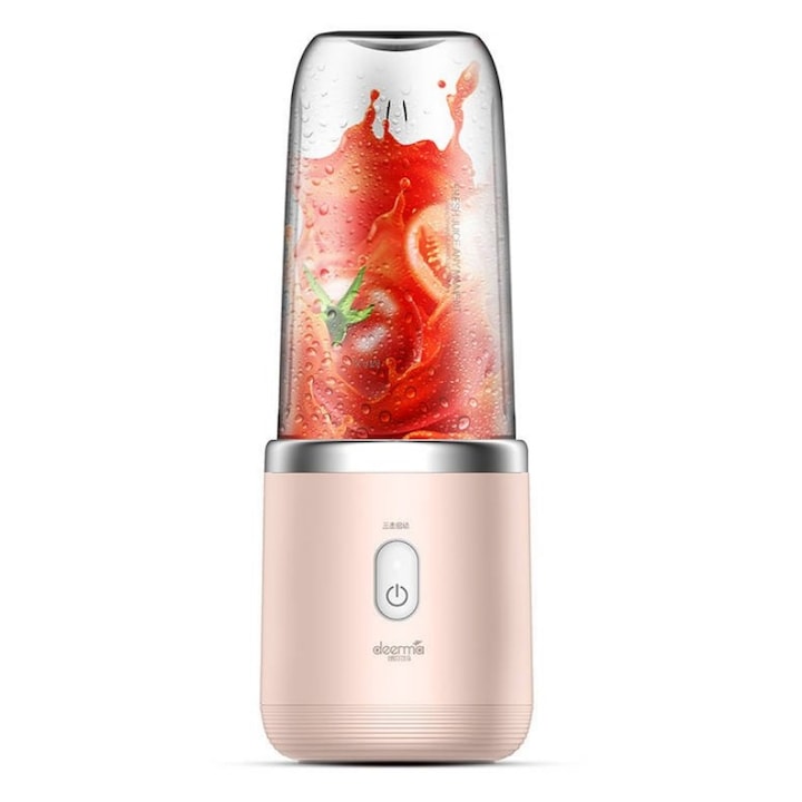 Blender portabil, multifunctional, Electric, 150W, 470ml, alb