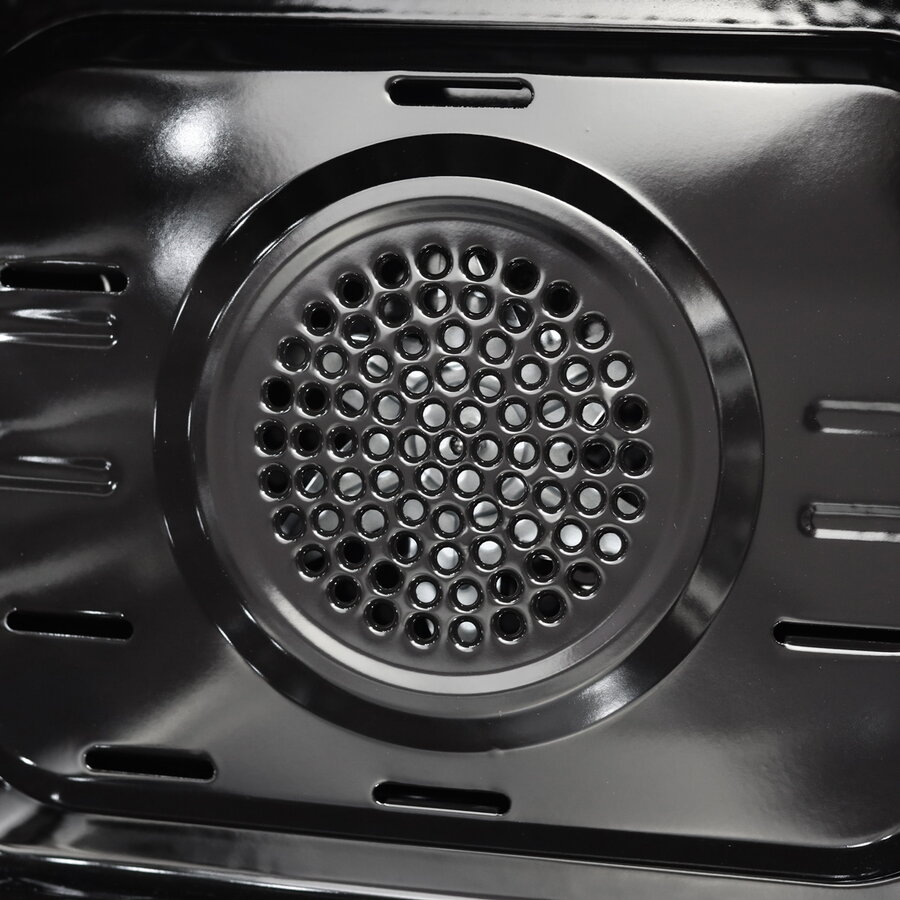Aragaz Samus SM563AENS, 4 Arzatoare Gaz, Cuptor electric, 43 L, 7 Functii, Grill, Aprindere electrica, Inox