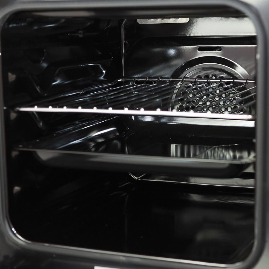Aragaz Samus SM564VTE INOX, Electric, 4 arzatoare, 10 functii cuptor, grill, convectie 3D, timer digital, lumina interioara, inox