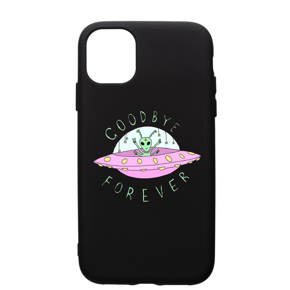 Husa de protectie Apple iPhone 11, Universe, UFO, silicon, cu interiorul din material textil, protectie camera, PB474