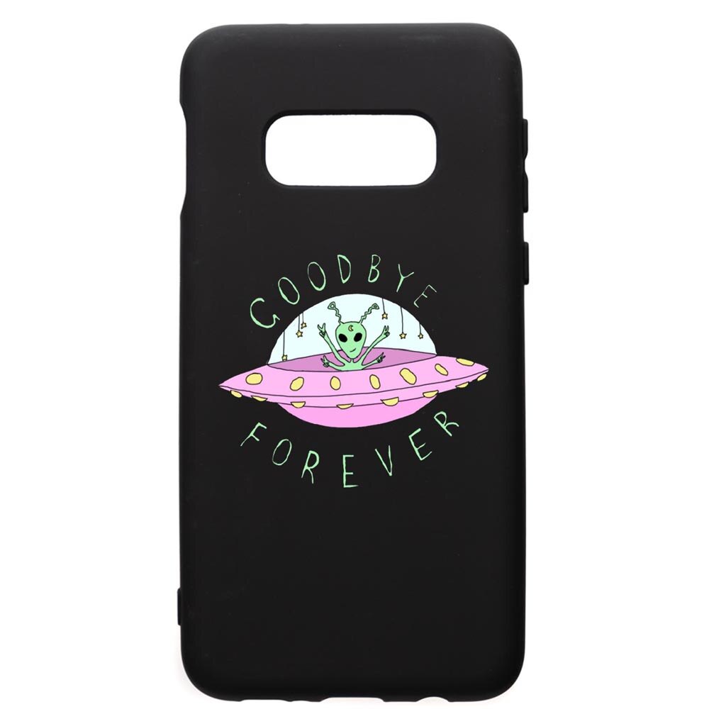 Husa de protectie Samsung Galaxy S10E, Universe, UFO, silicon, cu interiorul din material textil, protectie camera, PB474