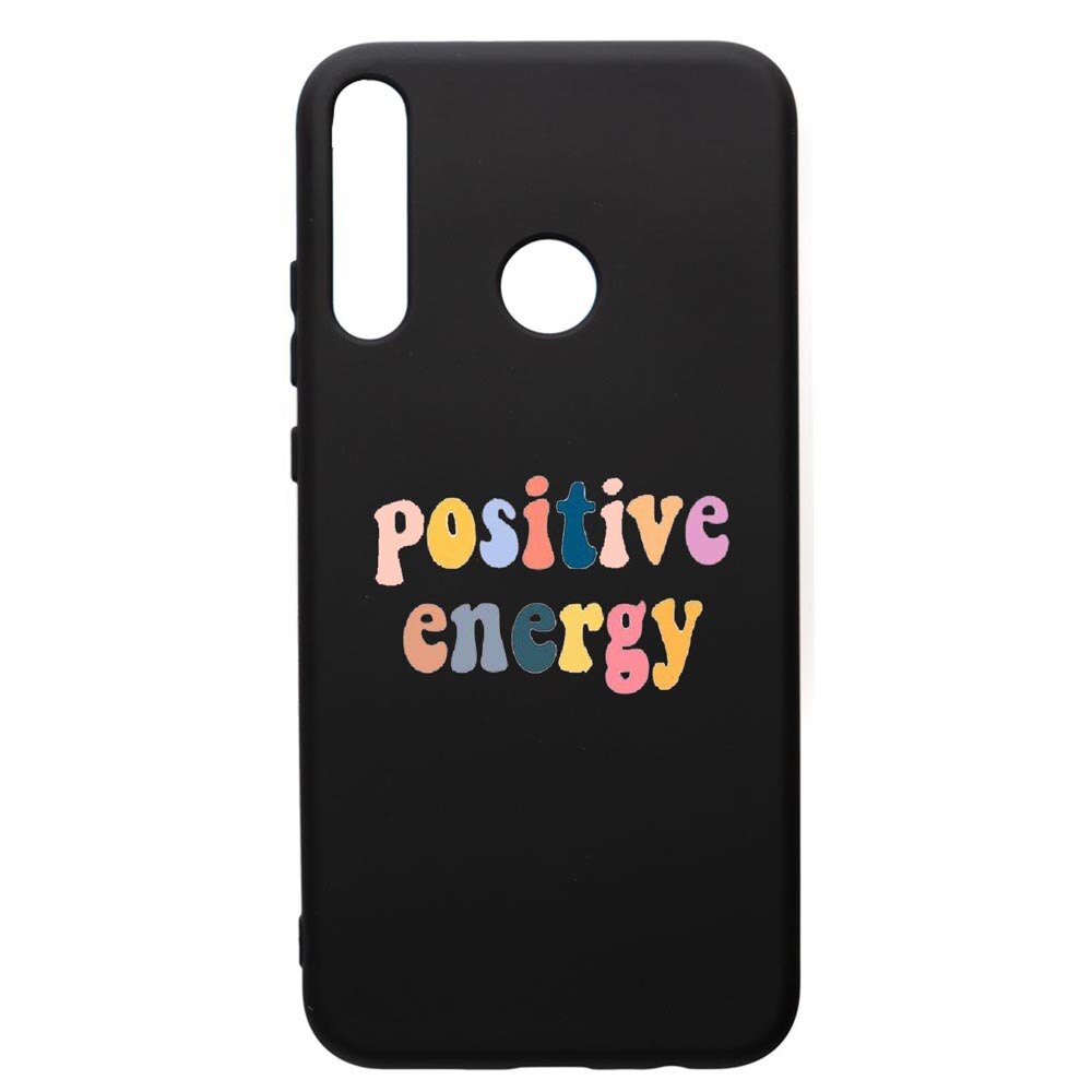 Husa de protectie Huawei P40 Lite E / Y7p, Positive Energy, silicon, cu interiorul din material textil, protectie camera, PB479