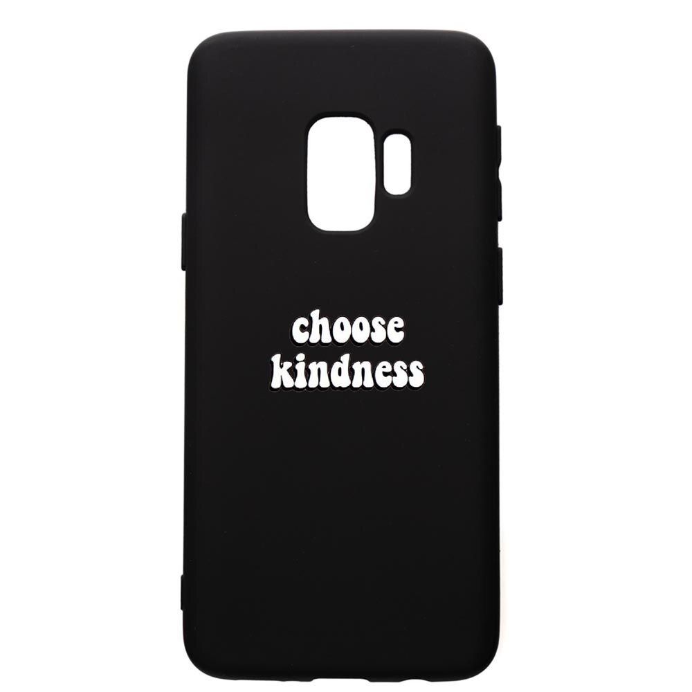 Husa de protectie Samsung Galaxy S9, Kidness, silicon, cu interiorul din material textil, protectie camera, PB478