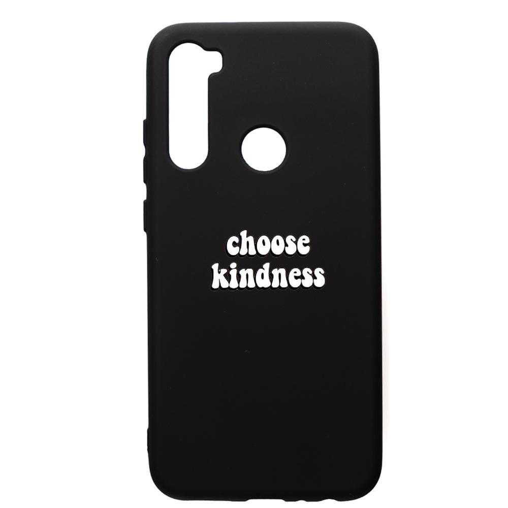 Husa de protectie Xiaomi Redmi Note 8, Kidness, silicon, cu interiorul din material textil, protectie camera, PB478