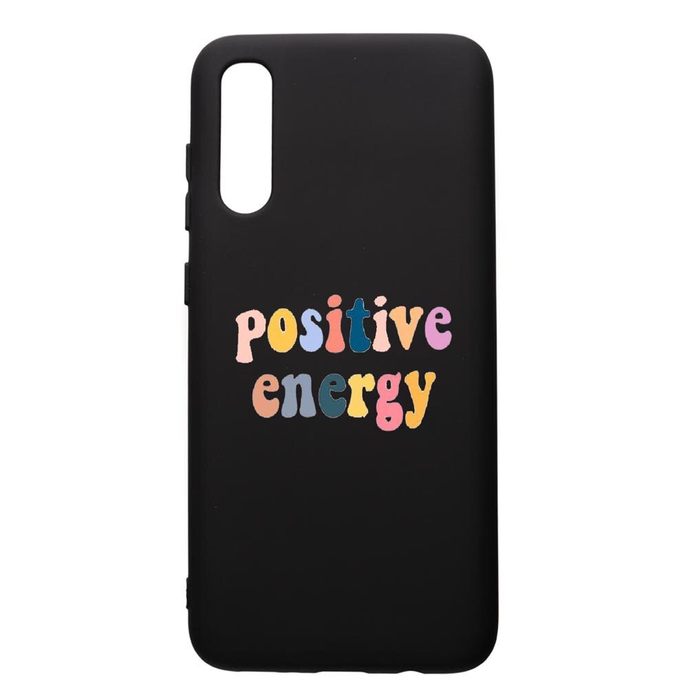 Husa de protectie Samsung Galaxy A30S, Positive Energy, silicon, cu interiorul din material textil, protectie camera, PB479
