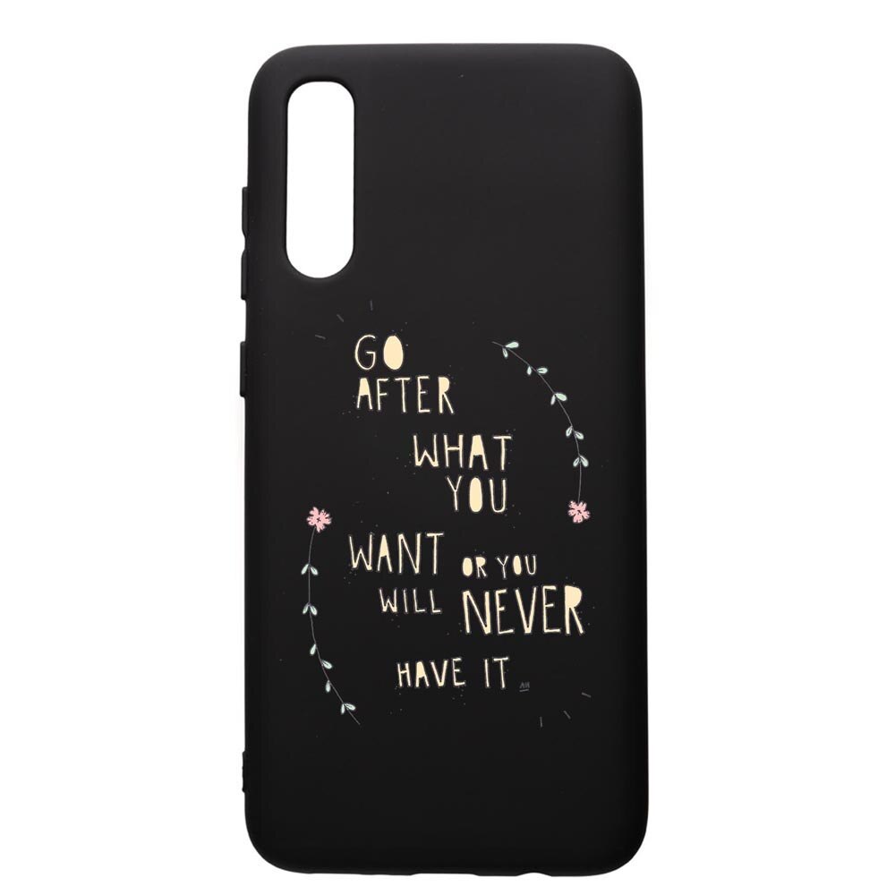 Husa de protectie Samsung Galaxy A70, Be Positve, silicon, cu interiorul din material textil, protectie camera, PB483