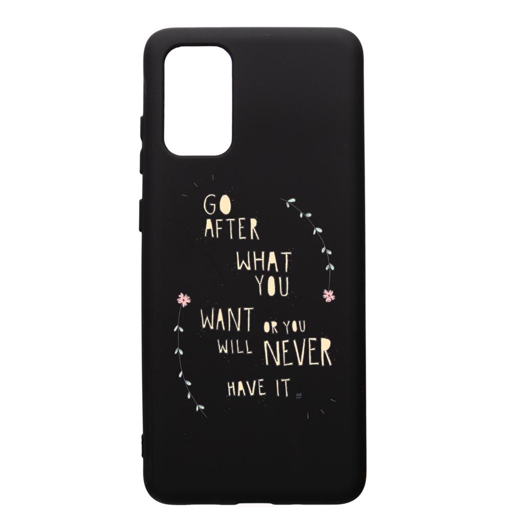 Husa de protectie Samsung Galaxy S20 Plus, Be Positve, silicon, cu interiorul din material textil, protectie camera, PB483