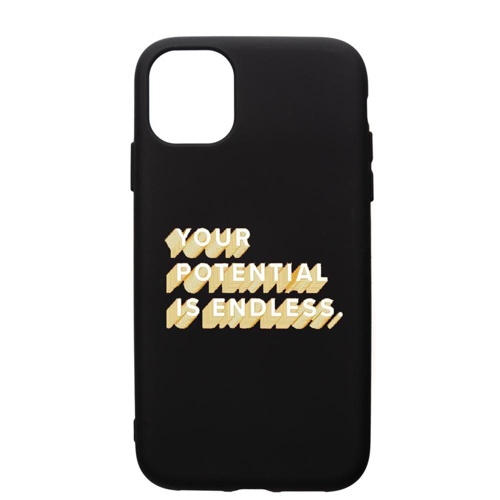 Husa de protectie Apple iPhone 11, Endless, silicon, cu interiorul din material textil, protectie camera, PB484