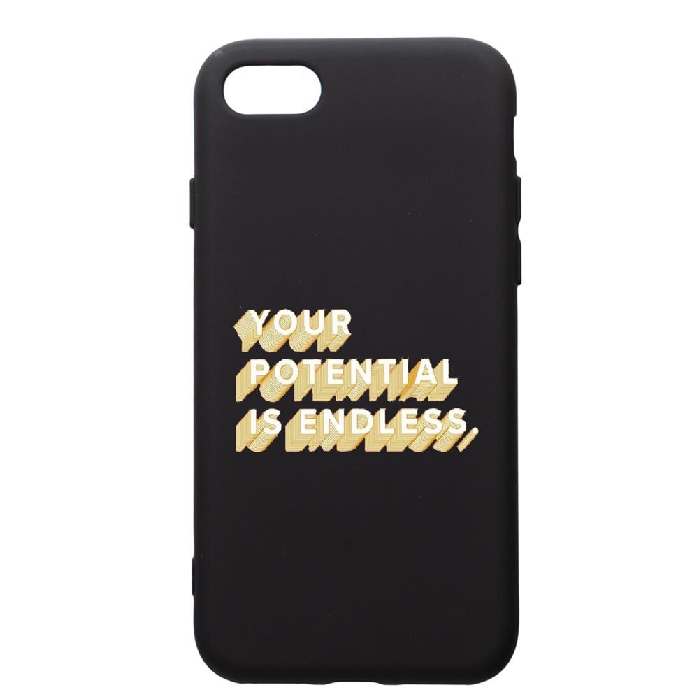 Husa de protectie Apple iPhone SE 2 / iPhone 8 / iPhone 7, Endless, silicon, cu interiorul din material textil, protectie camera, PB484