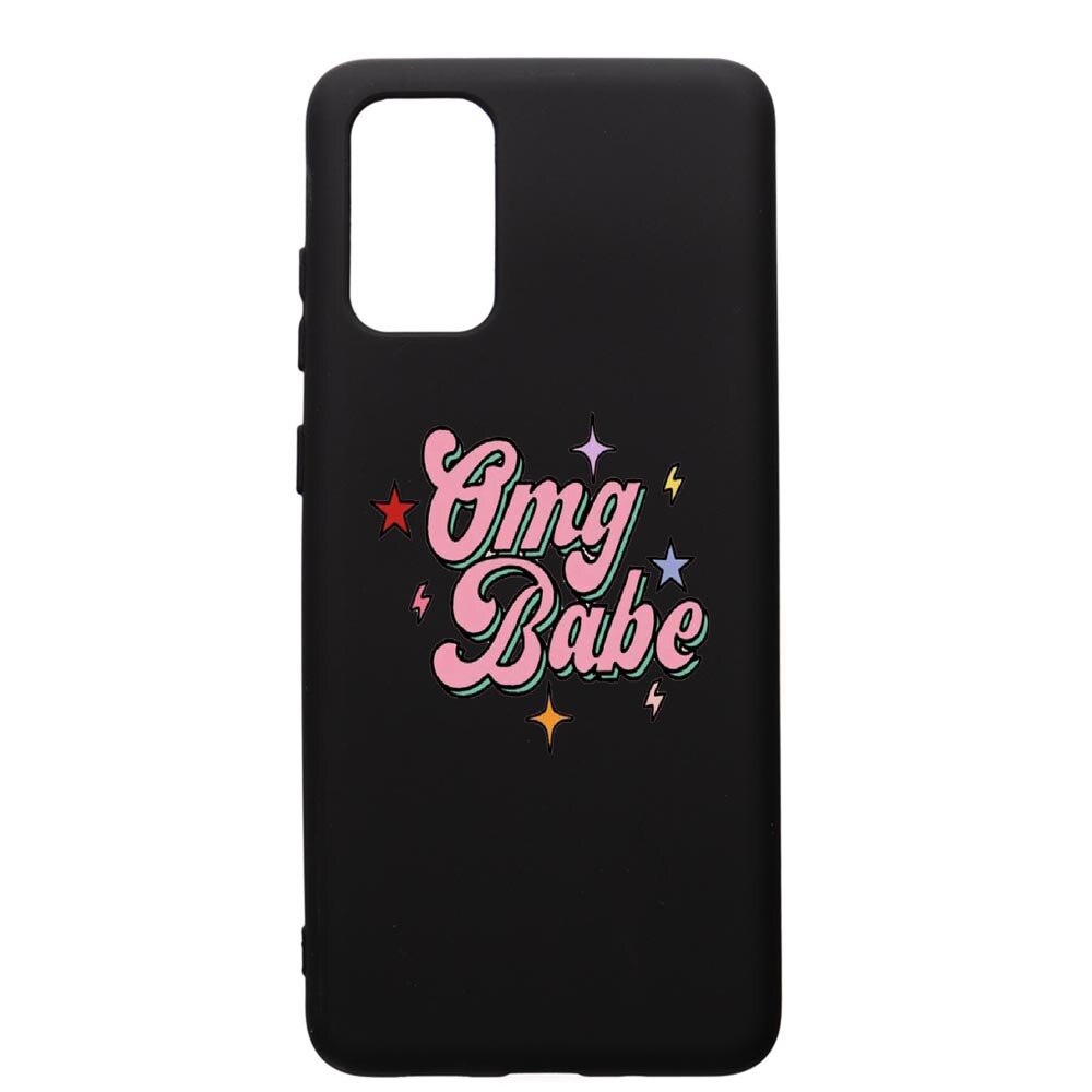 Husa de protectie Samsung Galaxy S20 Plus, OMG Babe, silicon, cu interiorul din material textil, protectie camera, PB487