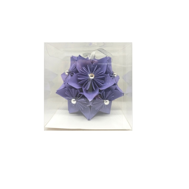 Glob Kusudama - all purple