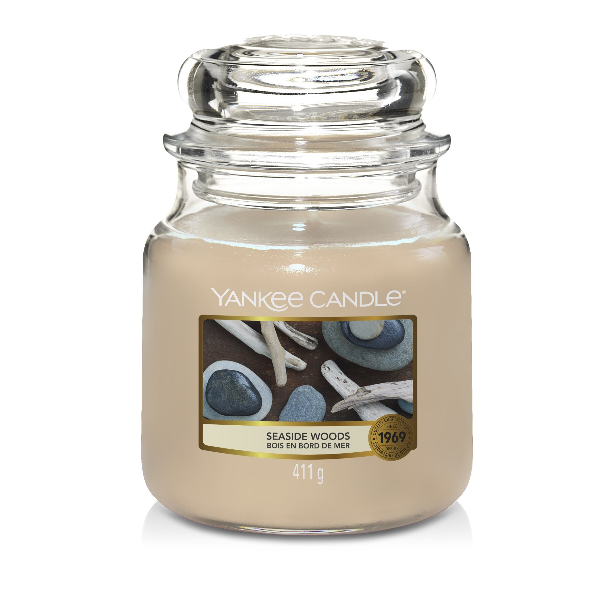 Lumanare Parfumata Borcan Mediu Seaside Woods, Yankee Candle