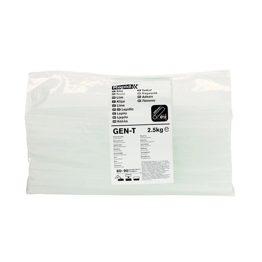 Baton silicon Rapid GEN-T Universal transparent, Ø12mm x 295mm, baza EVA, 2.5 kg/pachet 40302800