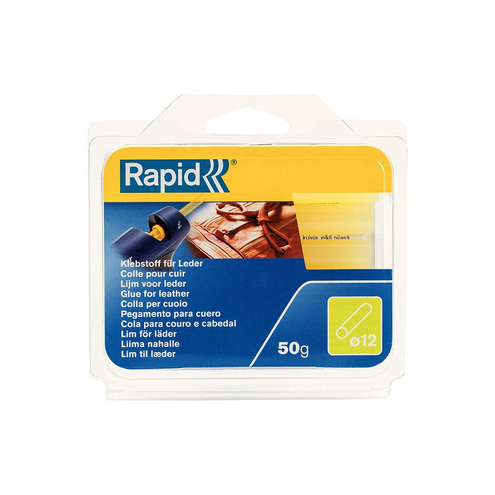 Baton silicon profesional Rapid Piele intoarsa, Textile, Pluta, galben, Ø12mm x 94mm, baza EVA, 50g/blister 40107354