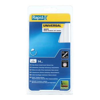 Baton silicon profesional Rapid Universal alb, Ø12mm x 190mm, baza EVA, 14 buc/blister 5000694 Baton silicon profesional Rapid Universal alb, Ø12mm x 190mm, baza EVA, 14 buc/blister 5000694