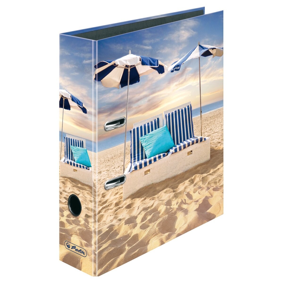 Biblioraft Herlitz MaxFile plastifiat, 8 cm Sezlong