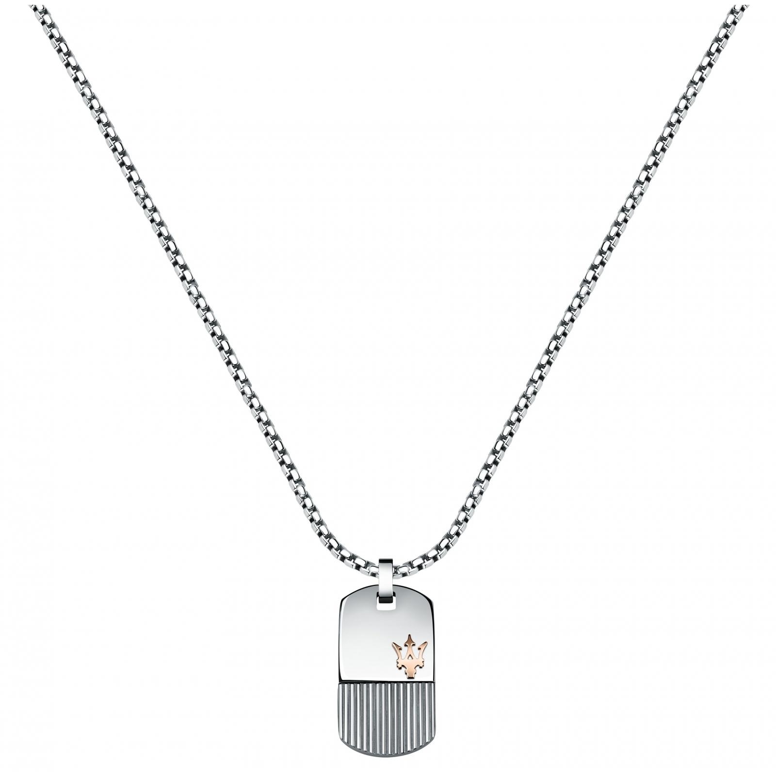 Colier Maserati JM121ATK08, Argintiu