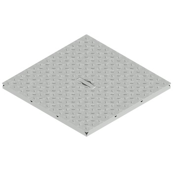 Capac din otel zincat pentru camin BASIC patrat A15 400x400 (341916) Capac din otel zincat pentru camin BASIC patrat A15 400x400 (341916)