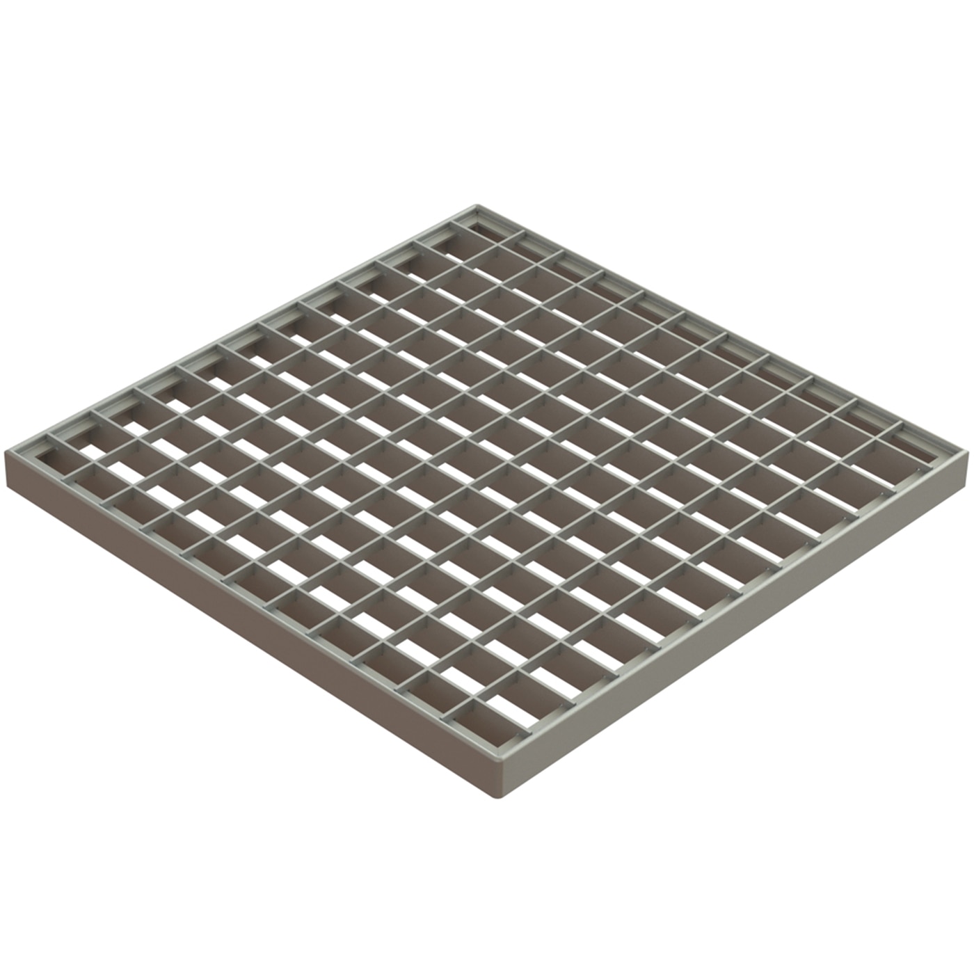 Gratar din otel zincat pentru camin BASIC patrat A15 400x400 (3420)