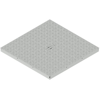 Capac din otel zincat pentru camin BASIC patrat A15 550x550 (351916) Capac din otel zincat pentru camin BASIC patrat A15 550x550 (351916)