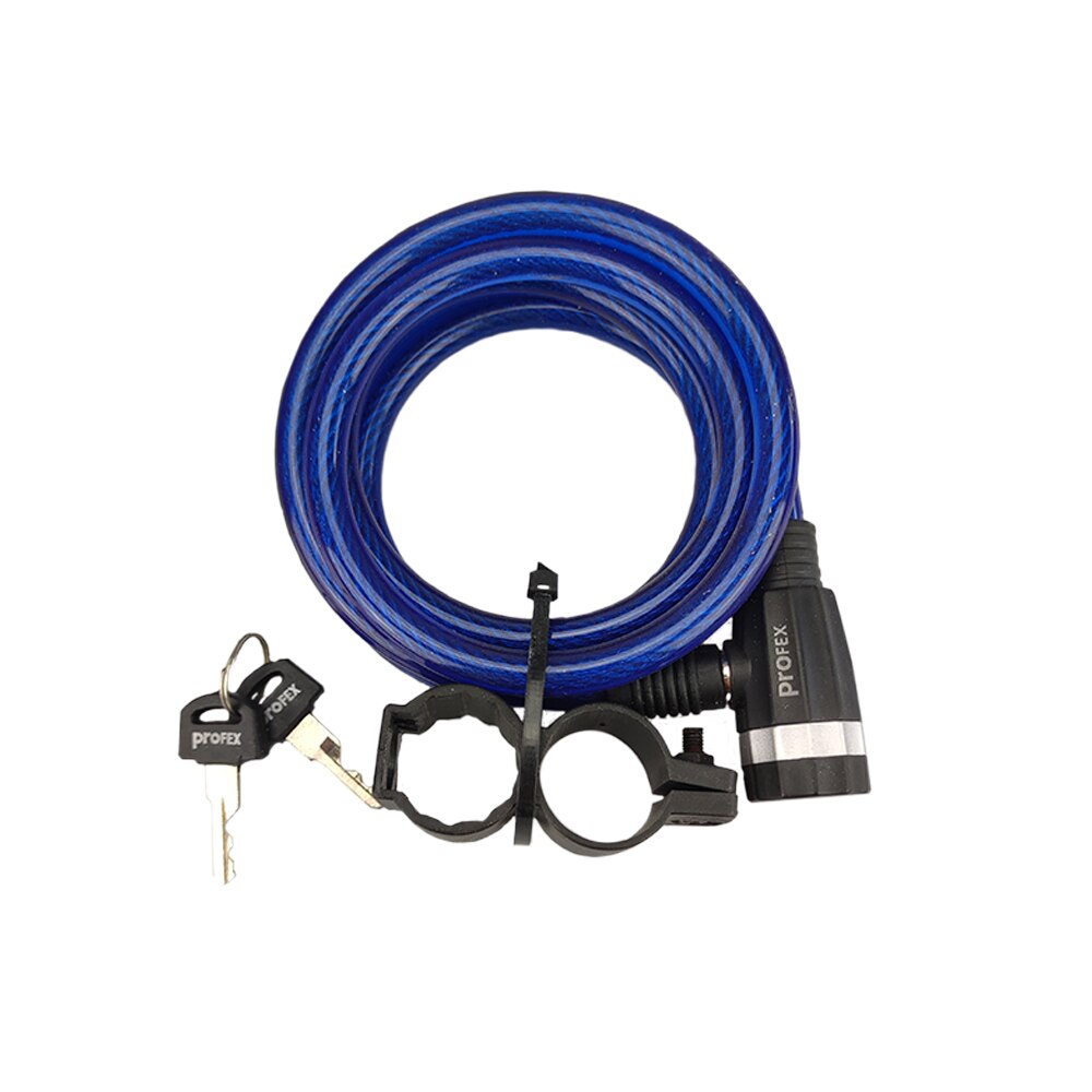 Antifurt cu suport pentru bicicleta, Profex, 150 cm