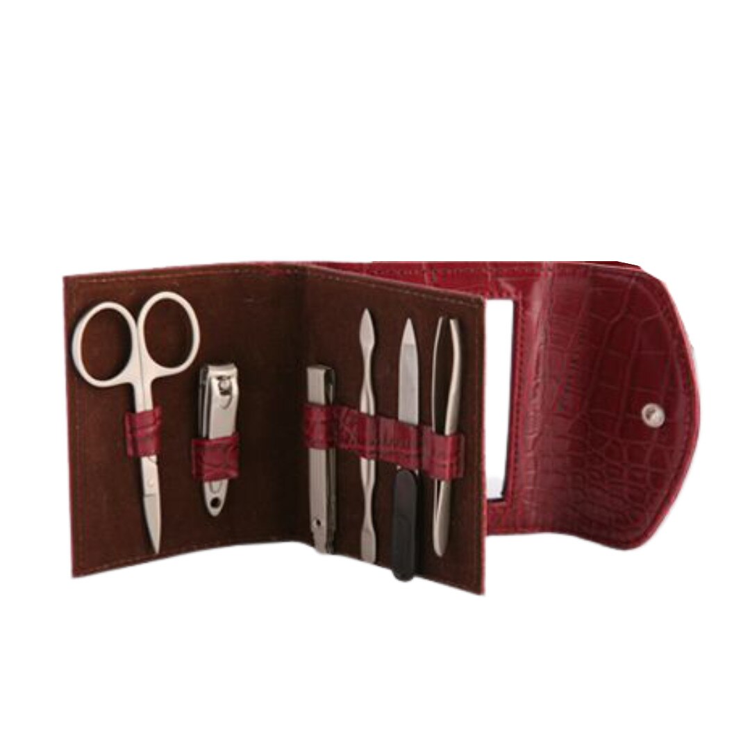 Trusa manichiura si pedichiura, 10х10cm, Rosu