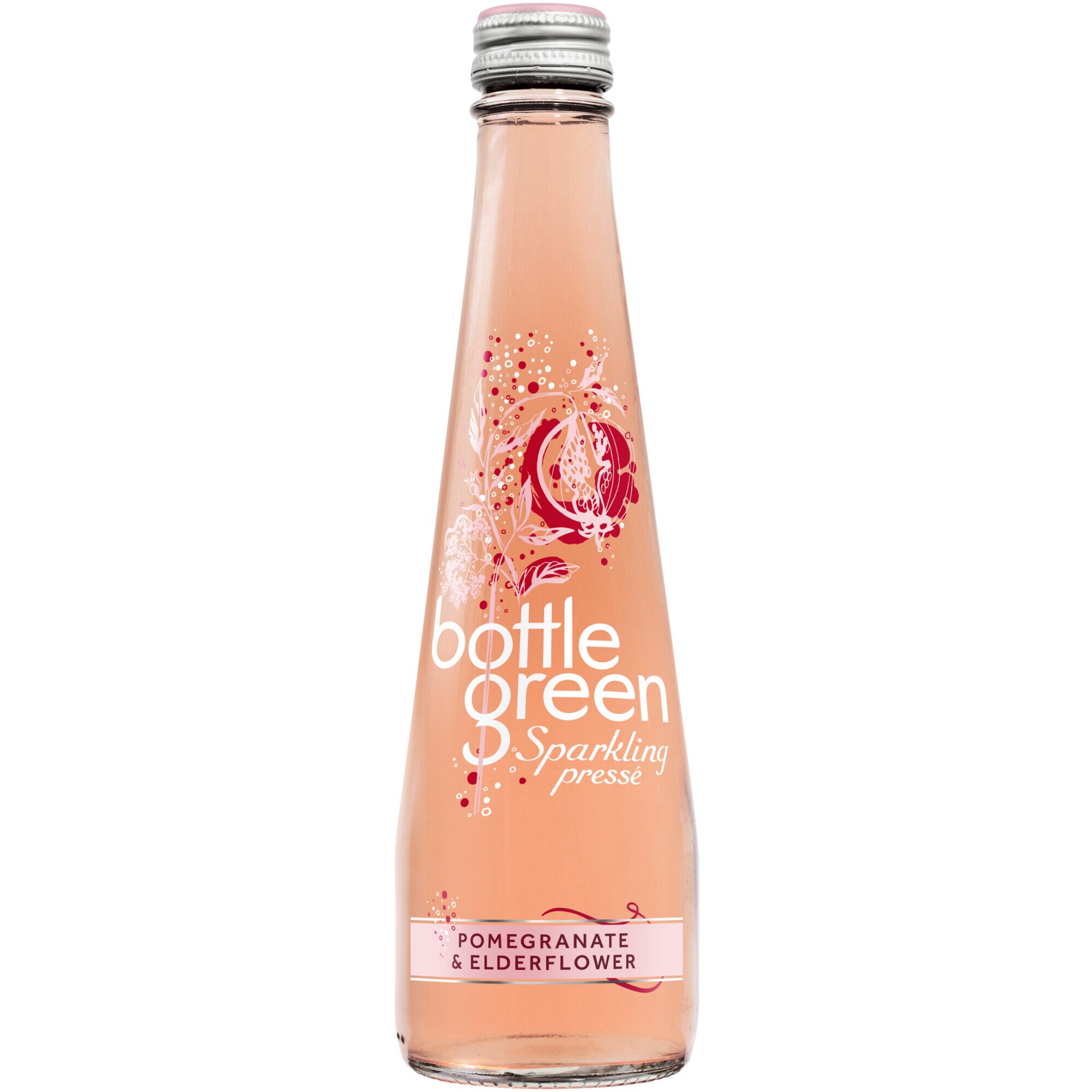 Bottlegreen Bautura aromatizata cu Rodie & Flori de Soc, 0.275l