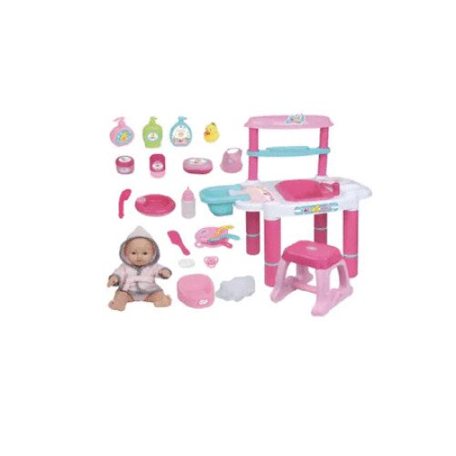 Set de joaca MPG Totul pentru toaleta zilnica a bebelusului 42 de piese