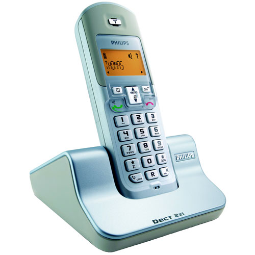 Telefon fir DECT Philips 2211, Analog, 300m, Agenda contacte eMAG .ro