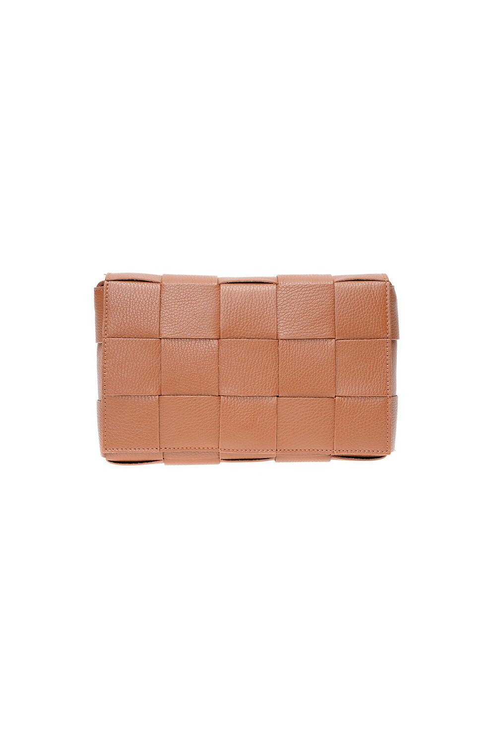 Isabella Rhea, Geanta crossbody din piele, Maro