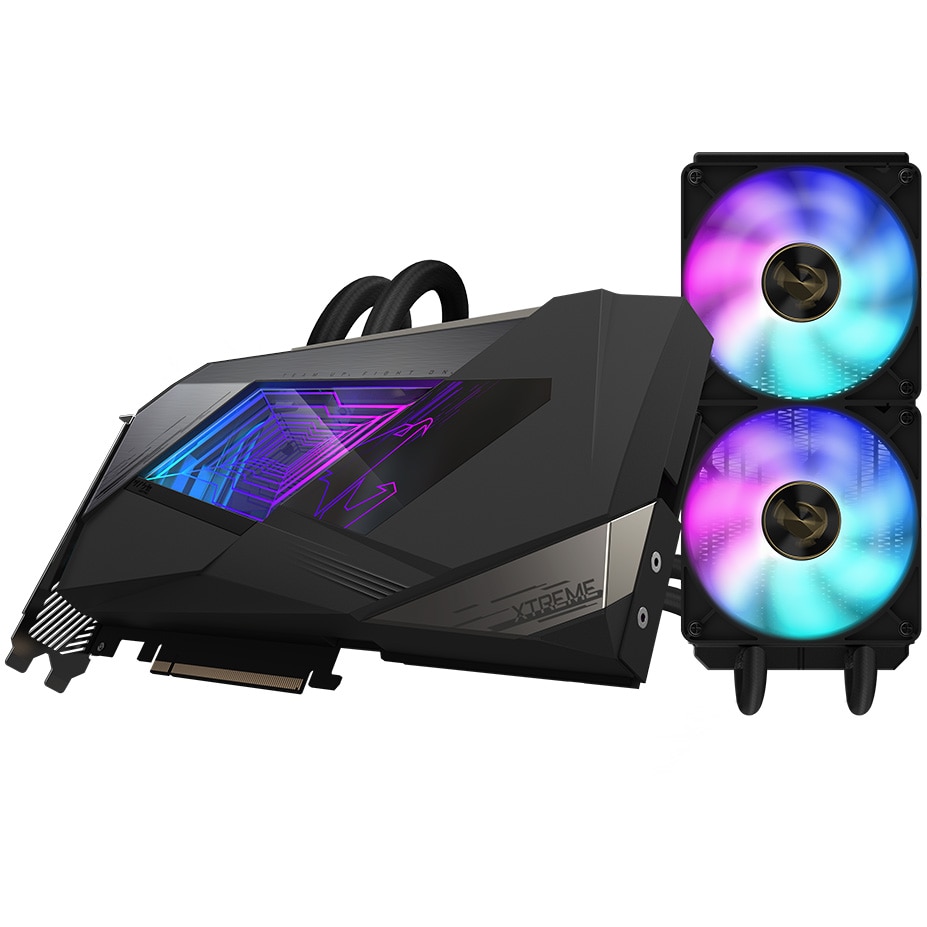 Видео карта Gigabyte AORUS GeForce® RTX™ 3090 XTREME WATERFORCE, 24GB ...
