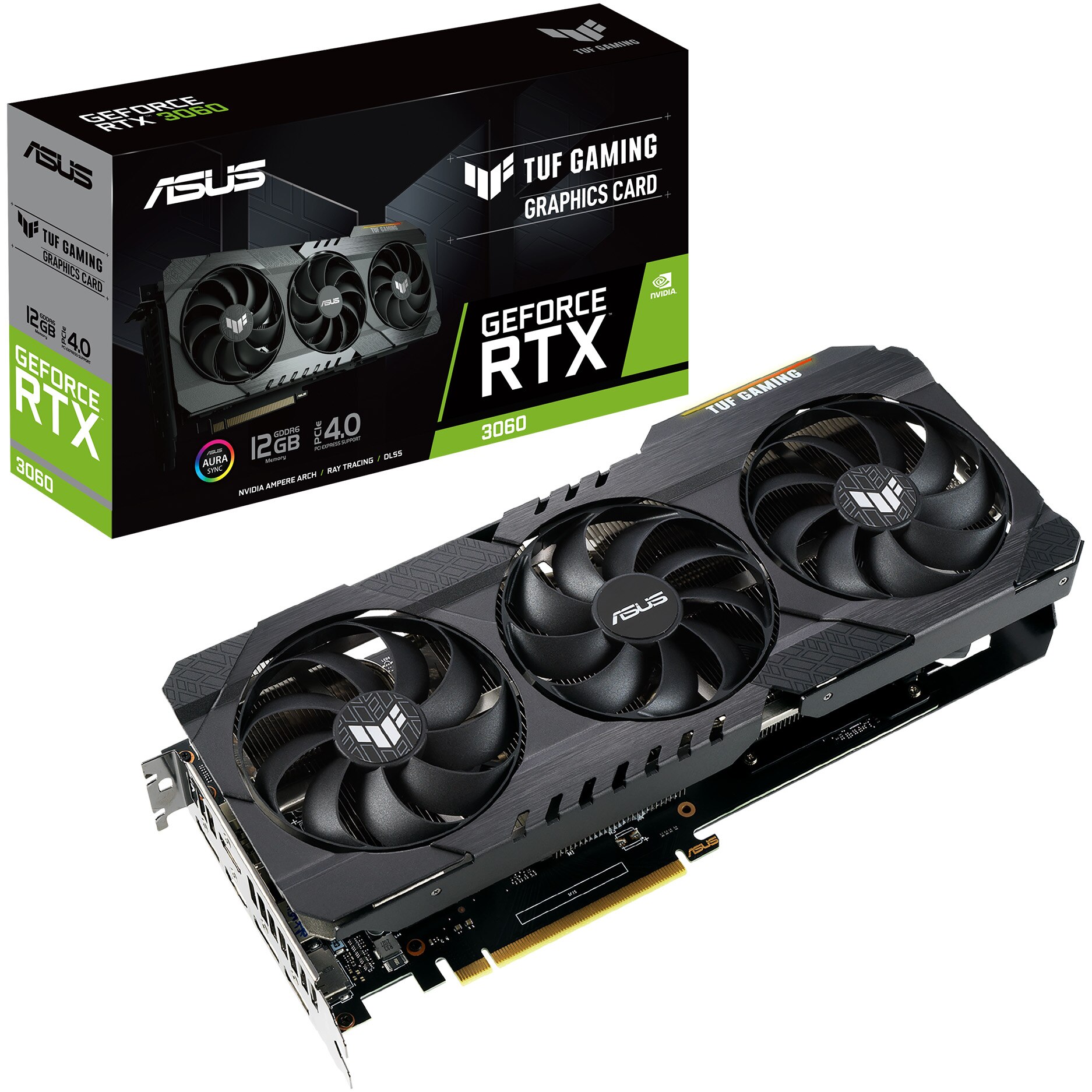 Placa video ASUS TUF Gaming GeForce® RTX™ 3060, 12GB GDDR6, 192